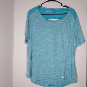 Reel legends Womens shirt blue 1x